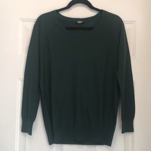 Green wool Jcrew sweater